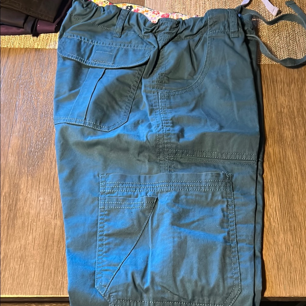 Koi Women's Cargo Pants in Teal